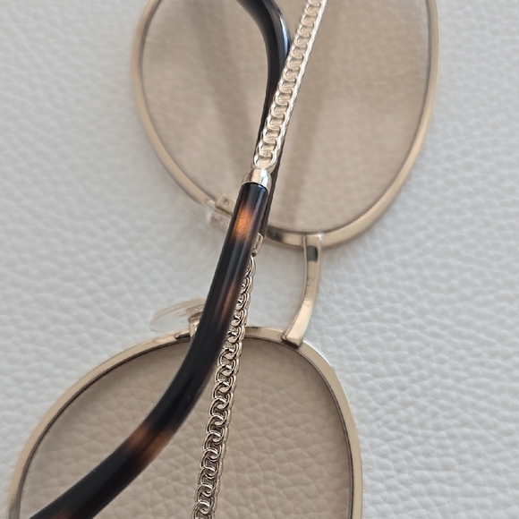 Chanel Gold Women's Sunglasses - Picture 13 of 14